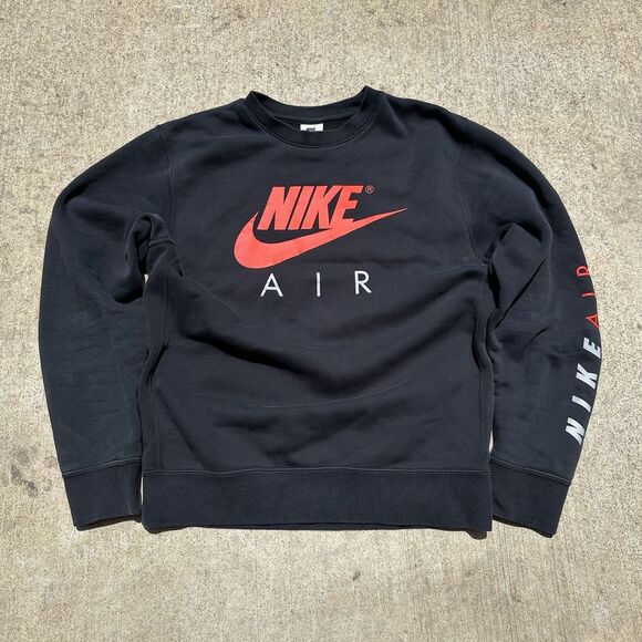 Nike Air Pullover Sweater Size S Black - Picture 1 of 5